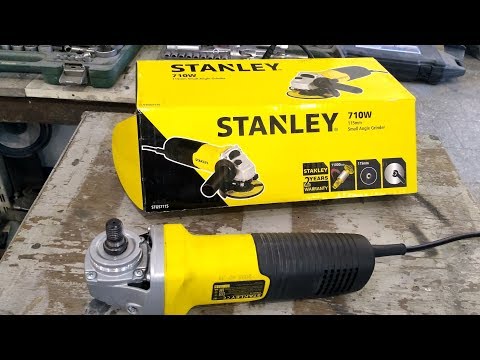 Видео: Обзор болгарки  STANLEY STGS7115