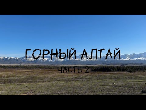 Видео: Наше маленькое путешествие на автодоме с двумя котами на Горный Алтай. Часть 2