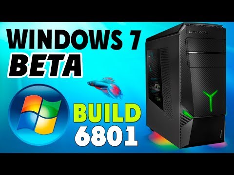 Видео: Установка Windows 7 beta build 6801 на современный компьютер