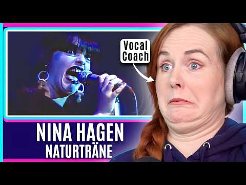 Видео: Странная немецкая панк-опера | Анализ вокала от тренера — реакция на Nina Hagen — Naturträne
