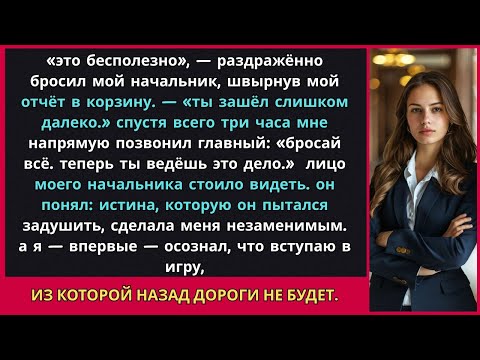 Видео: Мой отчёт сочли «слишком подробным» — но именно меня начальник назначил во главе расследования