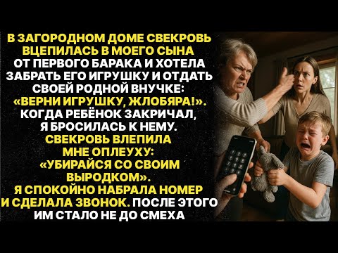 Видео: Свекровь Обозвала Моего Сына Выродком И Толкнула Меня. Но через час случилось...