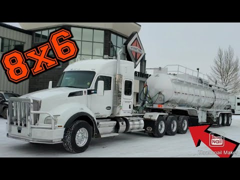 Видео: Перевозка сырой нефти, Зарплата, грузовики, водители грузовиков. Альберта, Канада. 2020