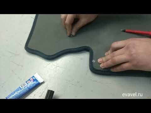 Видео: EVA коврики evabel.ru установка подпятника