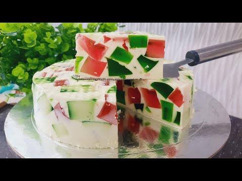 Видео: желейный торт/ jelly cake/Ամառային համեղ տորթ֊դոնդող