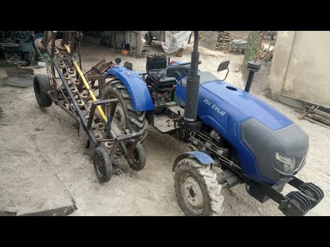 Видео: Часниковий комбайн (пробний запуск)