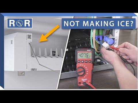 Видео: Льдогенератор не работает? (Устранение неисправностей холодильника) | Ремонт и замена