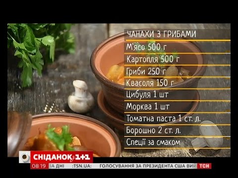 Видео: Чанахи с грибами - рецепты Сеничкина