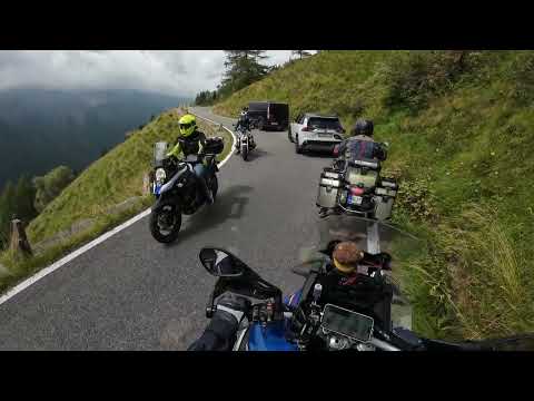 Видео: Перевал Gavia и перевал Stelvio в Италии на мотоцикле 1/2