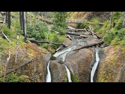 Видео: Прогулка к водопадам Triple falls