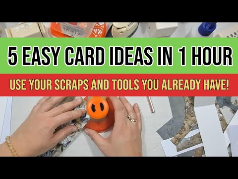 Видео: 🔥 5 БЫСТРЫХ и ПРОСТЫХ идей открыток ИЗ ОСТАТКОВ для всех. Никаких специальных инструментов и штам...