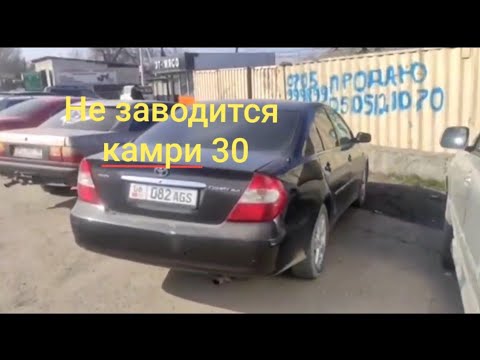 Видео: Тойота камри 2003 2.4 не заводится!!! выезд на место поломки!!! оживление.