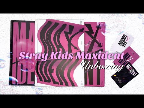 Видео: 💗🫧 Распаковка альбомов Stray Kids MAXIDENT (T-Crush, Heart & Go Ver.)