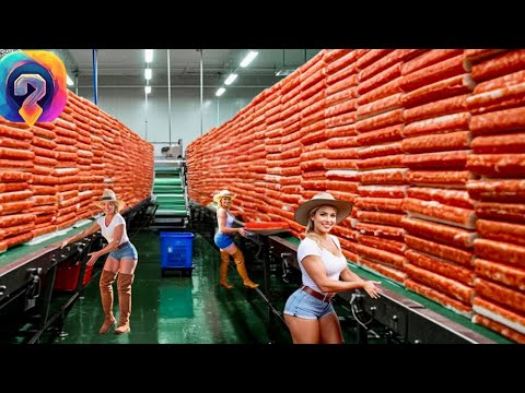 Видео: Как МИЛЛИОНЫ тонн крабовых палочек  производят— уникальные кадры с производства!