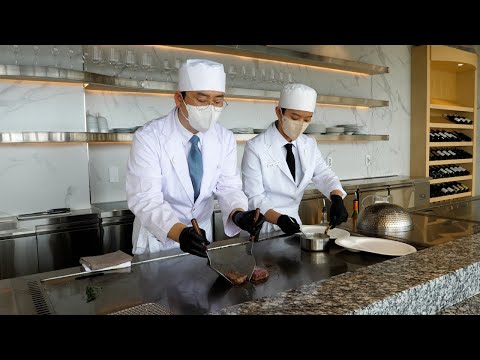 Видео: Кухня теппаньяки с использованием сезонных ингредиентов острова, фирменный курс