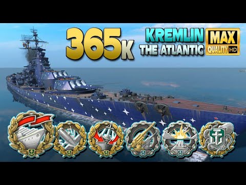Видео: Кремль: Неожиданный результат с огромными 365k - World of Warships