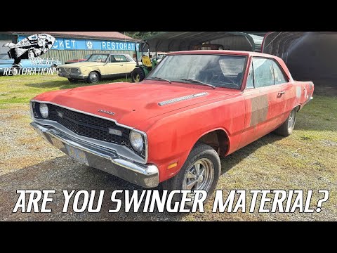 Видео: 6000 об/мин менее чем за 3000 долларов! Dodge Dart Swinger 340 1969 года, 4-ступенчатая коробка п...