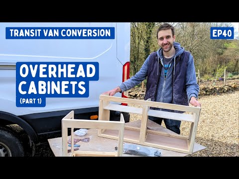 Видео: Верхние багажные полки для кемпервэна (вместительные и лёгкие!) — Часть 1 | Переделка в фургон дл...