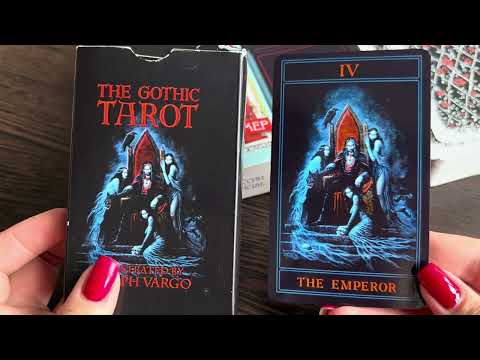 Видео: Обзор Готическое Таро Джозефа Варго, The Gothic Tarot Joseph Vargo 🧛‍♂️🌙