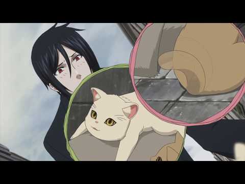 Видео: Смешные моменты: Себастьян и Кошки | black butler