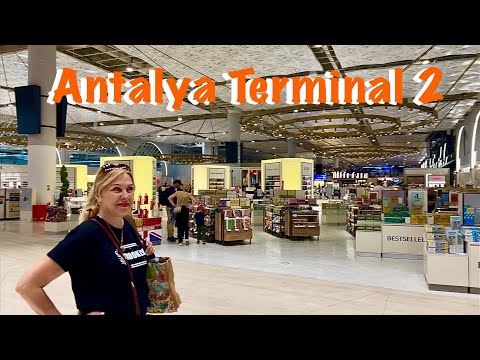 Видео: Новый Терминал 2 аэропорта Анталья - вновь на Северный Кипр.