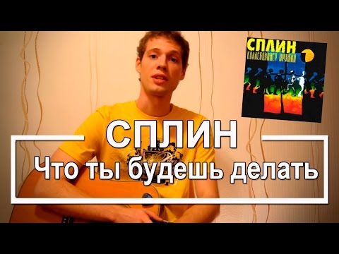 Видео: Как играть "Что ты будешь делать"  - Сплин (Разбор для гитары, аккорды, бой, видеоурок Сплин)