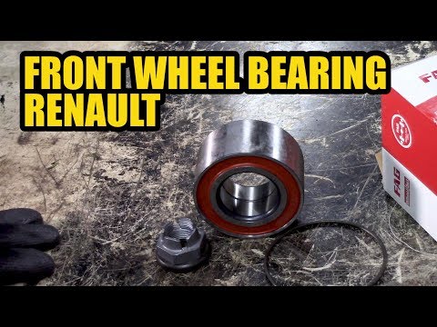 Видео: Как заменить передний ступичный подшипник Renault Clio и других моделей