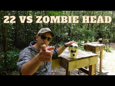 Видео: Лучшие патроны 22LR против головы баллистического манекена