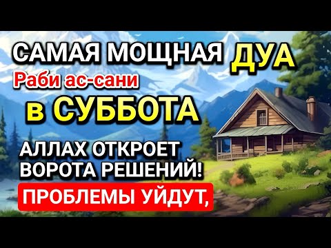 Видео: САМАЯ СИЛЬНАЯ ДУА в СУББОТА! РИЗК, БОГАТСТВО, УСПЕХ, СЧАСТЬЕ!