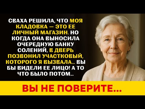 Видео: Сваха ВОРОВАЛА из моей КЛАДОВКИ соленья и все, ЧТО НАЙДЕТ. Но когда я вызвала участкового...
