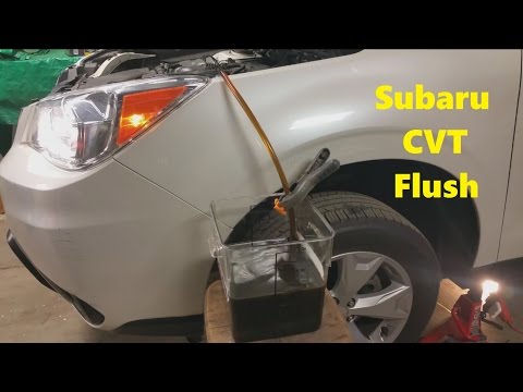 Видео: Промывка трансмиссии Subaru Forester 2.5 CVT 2015 года