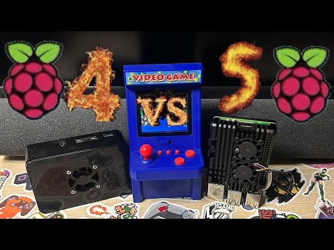 Видео: Ретро игровая приставка на базе Raspberry Pi5 и сравнение с Raspberry Pi4
