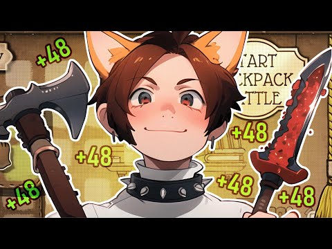 Видео: Первая рейтинговая игра за Берсерка // Backpack Battles #2