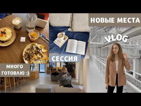 Видео: Сессия в Вышке | оценки и переживания, новые кофейни, ГЭС-2 и тур по моей кухне