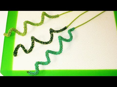Видео: ДЕКОРАТИВНЫЕ СПИРАЛЕВИДНЫЕ ВЕТОЧКИ из бисера МК от Koshka2015 - цветы из бисера, бисероплетение DIY