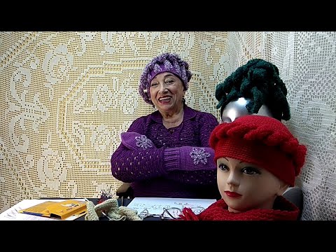 Видео: Шапочка "Рафаэлло". Мастер-класс по вязанию крючком от О. С. Литвиной.