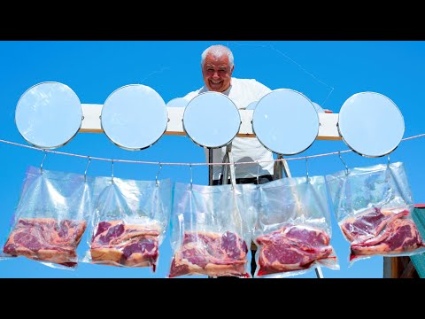 Видео: ГОВЯЖИЙ СТЕЙК МЕТОДОМ СОЛНЕЧНОГО СУВИДА. ENG SUB