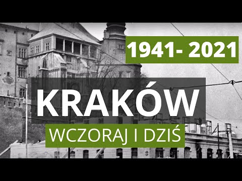Видео: ОККУПИРОВАННЫЙ КРАКОВ глазами поляка 80-летней давности - вчера и сегодня