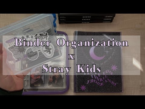 Видео: ₊˚⊹♡ Организация биндера по Stray Kids & Hyunjin || k-pop binder organization № 1 ₊˚⊹♡