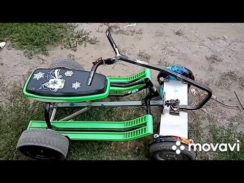 Видео: Картинг из гироскутера для детей и взрослых.