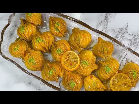 Видео: Пудинг пахлава Рецепт для Ид بغلاوه با خمیر جادویی و خانگی برای افطاری و عید