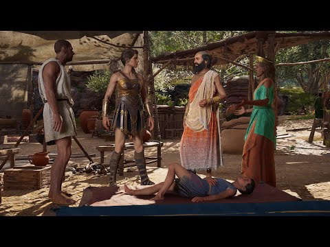 Видео: Assassin's Creed Odyssey - Жрецы Асклепия - Всему есть предел - Сердце в обмен на голову