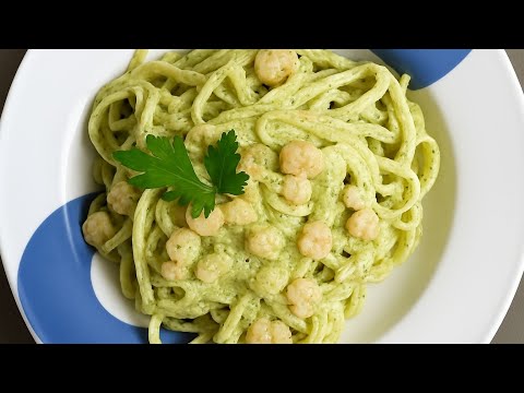 Видео: Спагетти с Креветками и Кремом из Цукини. Простой и лёгкий рецепт