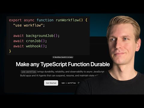 Видео: НОВЫЙ «использование рабочего процесса» для Next.js МЕНЯЕТ ВСЕ (Workflow DevKit)