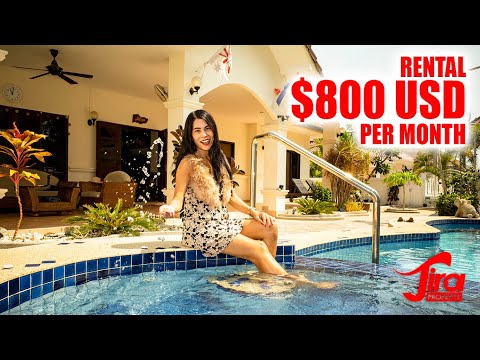 Видео: (Сдано) EP 248 Тропический сад, прекрасная вилла с тремя спальнями в аренду рядом с полем для гол...