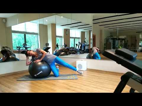 Видео: ЛФК с фитболом