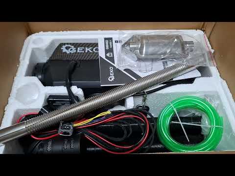 Видео: Автономний дизельний обігрівач Geko G80452 комплект поставки