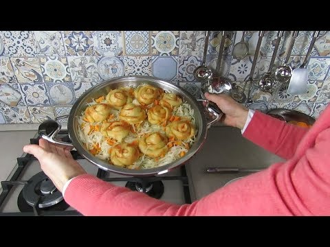 Видео: РОЗЫ НА КАПУСТНОМ ПОЛЕ (готовится только в посуде Цептер)