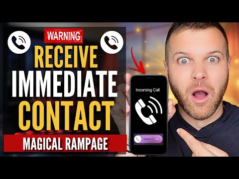 Видео: Предупреждение: МАГИЧЕСКОЕ БЕШЕНСТВО | Получите немедленный контакт с конкретным человеком | Испо...