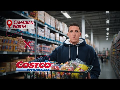 Видео: Запас еды на Север Канады: что мы везем из отпуска домой | Цены в Costco